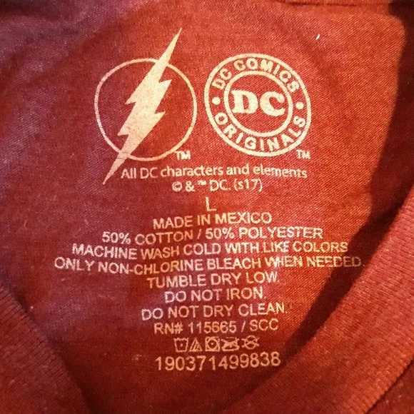 DC Comics Originals Flash Tee Large - Picture 5 of 6